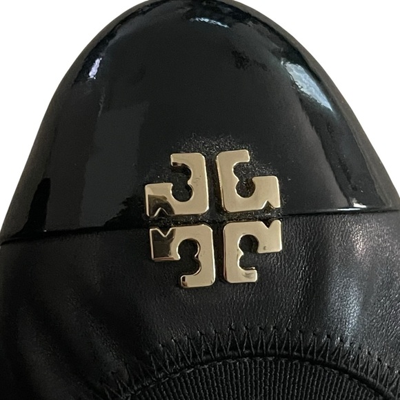 Tory Burch Jolie Wedge Cap Toe Embellished Toe Women Size 9.5 - Picture 9 of 9